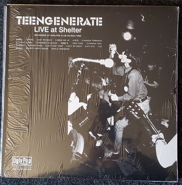 TEENGENERATE (ティーンジェネレート) - Live at Shelter (Canada 限定リマスター再発 LP/ New)