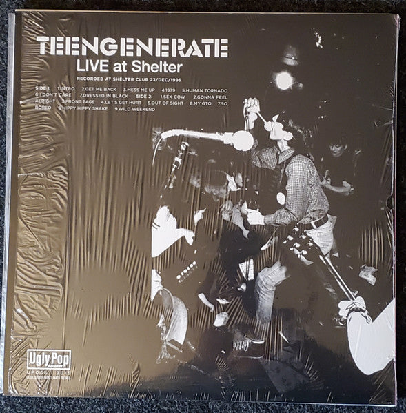 TEENGENERATE (ティーンジェネレート) - Live at Shelter (Canada 限定リマスター再発 LP/廃盤 New)