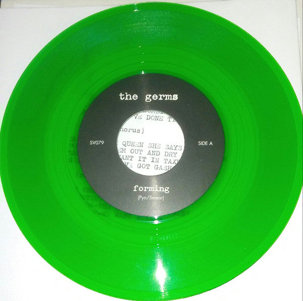 GERMS, THE (ザ・ジャームス) - Forming  (US Ltd.Green Vinyl 7" / New)