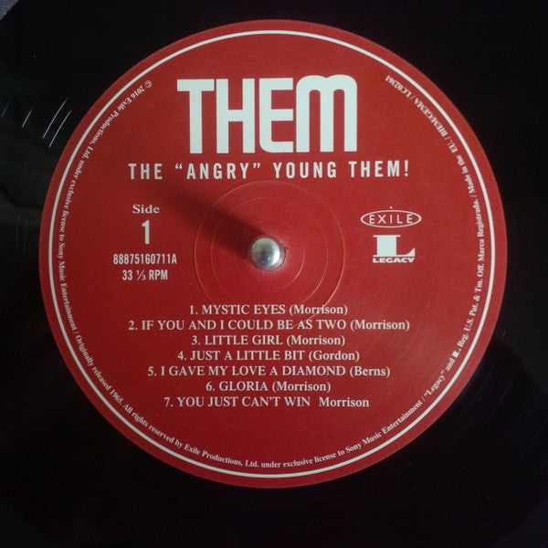 THEM (ゼム)  - "Angry" Young Them! (EU 正規限定復刻再発180g モノラルLP/New)