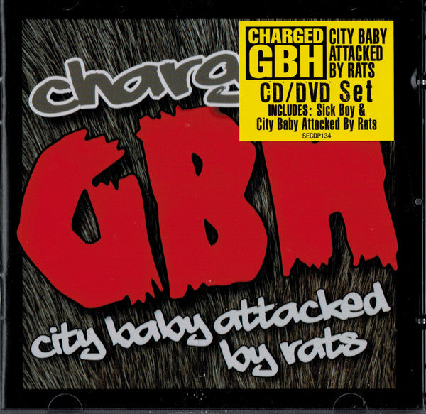 Charged G.B.H (チャージド G.B.H) - City Baby Attacked By Rats (UK 限定CD+DVD 注: PAL/ New)