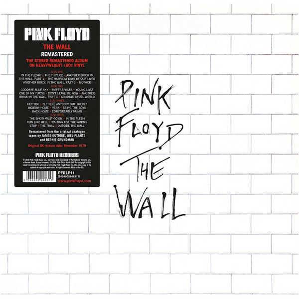 PINK FLOYD (ピンク・フロイド) - The Wall (EU 限定リマスター再発 180g 2xLP+GS/New)