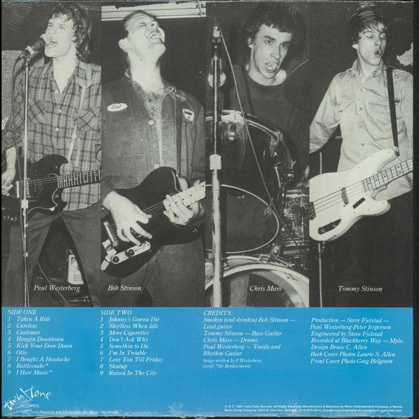 REPLACEMENTS, THE (ザ・リプレイスメンツ)  - Sorry Ma, Forgot To Take Out The Trash (US Ltd.Reissue LP / New)