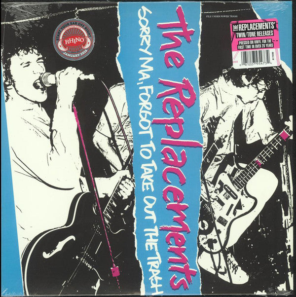 REPLACEMENTS, THE (ザ・リプレイスメンツ)  - Sorry Ma, Forgot To Take Out The Trash (US Ltd.Reissue LP / New)