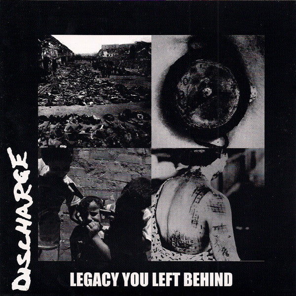 DISCHARGE / OFF WITH THEIR HEADS (ディスチャージ / オフ・ウィズ・ゼア・ヘッズ)  - Legacy You Left Behind / Never Run (US 300枚限定再発レッドヴァイナル 7"「廃盤  New」)