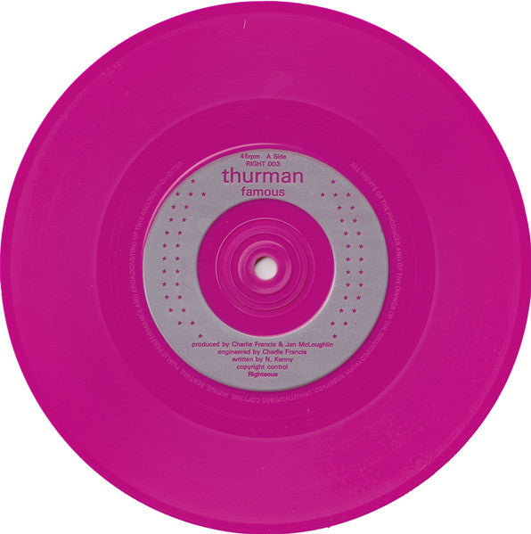 THURMAN (サーマン)  - Famous (UK Limited Purple Vinyl 7"/廃盤 NEW)