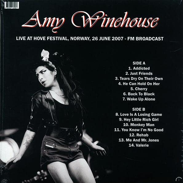 AMY WINEHOUSE (エイミー・ワインハウス)  - Live At Hove Festival, Norway, 26 Jne 2007 (EU 限定 LP/NEW)