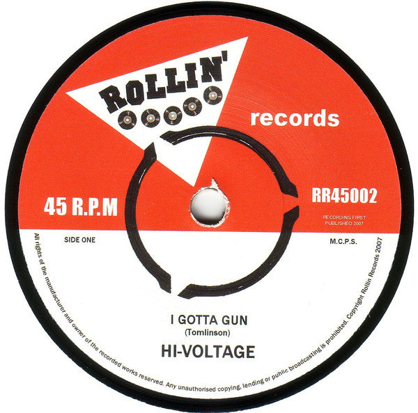 HI-VOLTAGE (ハイ・ヴォルテージ)  - I Gotta Gun / Movin' On (UK Limited 7"/廃盤 NEW)