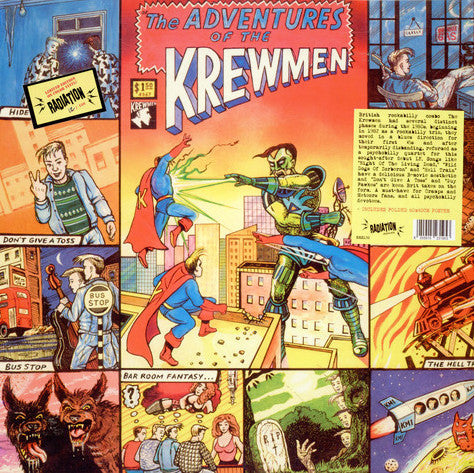 KREWMEN (クリューメン)  - The Adventures Of The Krewmen (Italy 150 Limited Reissue Blue Vinyl LP/NEW)