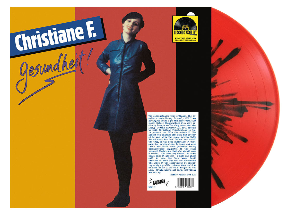 CHRISTIANE F. (クリスチーネ・F) - Gesundheit! (Italy RSD 2022 限定再発ブラック＆レッド・スプラッターヴァイナル12"/ New)