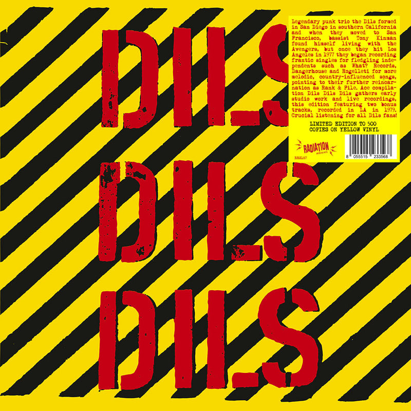 DILS, THE (ザ・ディルズ) - Dils Dils Dils (Italy 500枚限定再発イエローヴァイナル LP/ New)