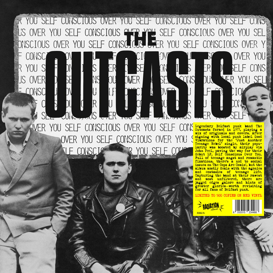 OUTCASTS, THE (ジ・アウトキャスツ) Self Conscious Over You (Italy 500枚限定再発レッド