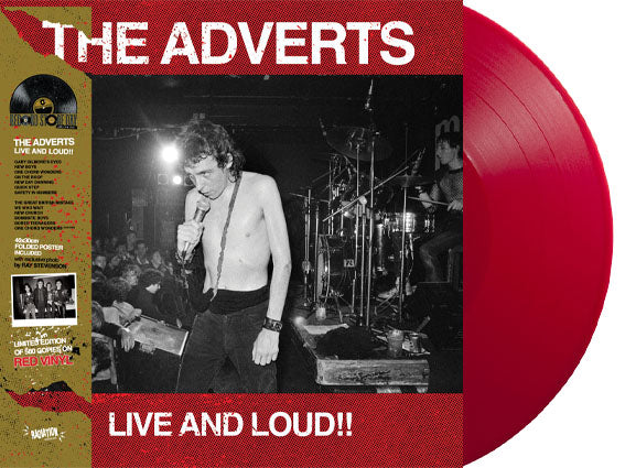 ADVERTS, THE (ジ・アドヴァーツ)  - Live And Loud!! (Italy RSD 2023 限定500枚再発レッドヴァイナル LP+帯/New)