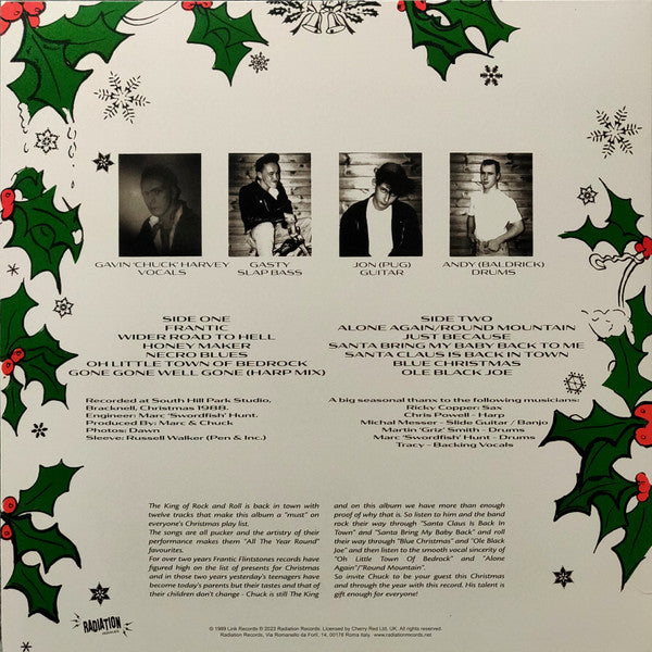 FRANTIC FLINTSTONES (フランティック・フリントストーンズ)  - Not Christmas Album (Italy 限定復刻再発カラーヴァイナル LP/NEW)