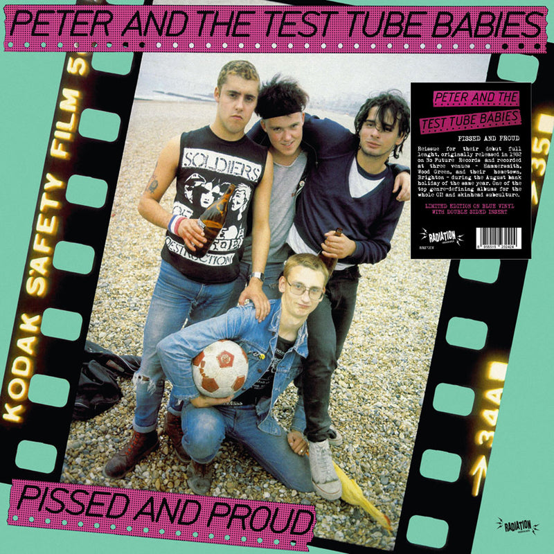 PETER AND THE TEST TUBE BABIES (ピーター &  ザ・テスト・チューブ・ベイビーズ) - Pissed And Proud (Italy Ltd.Reissue Blue Vinyl LP/ New)