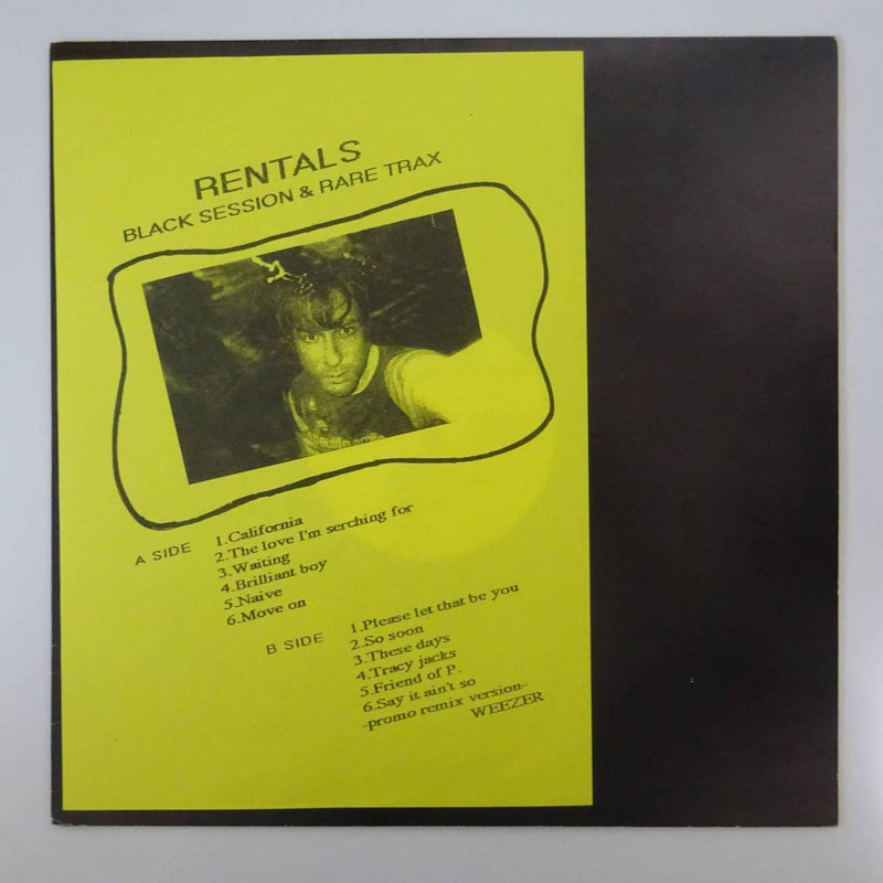 RENTALS, THE (レンタルス)  - Black Session & Rare Trax (Pravate Press LP/NEW)