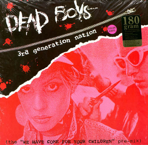 DEAD BOYS (デッド・ボーイズ)  - 3rd Generation Nation (US Ltd.Pink Vinyl 180g LP / New)