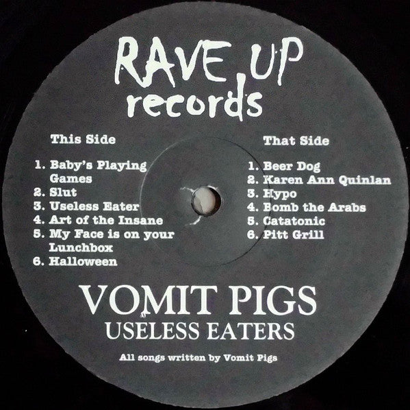 VOMIT PIGS (ヴォミット・ピッグス)  - Useless Eaters (Italy 限定プレス LP「廃盤 New」)