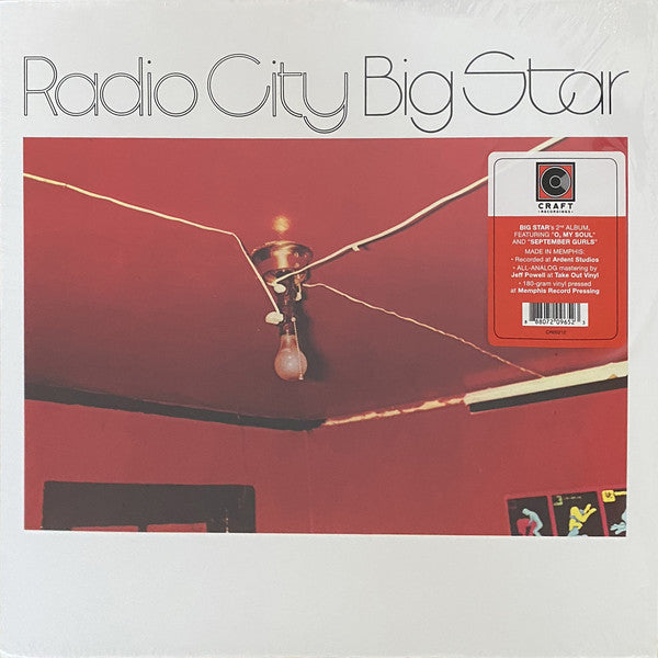 BIG STAR (ビッグ・スター)  - Radio City (US Ltd.Reissue 180g LP/New CR-00212)