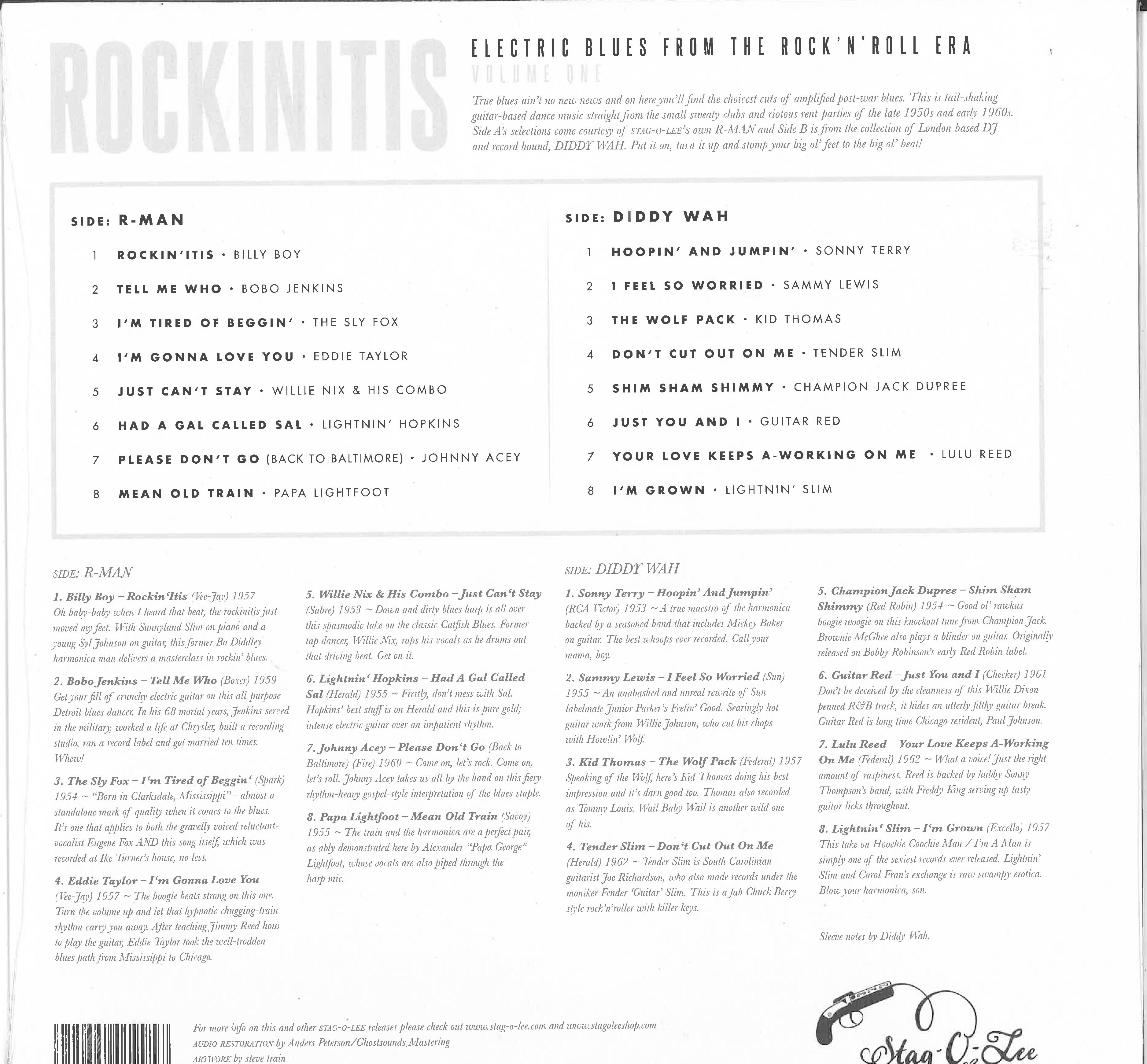 V.A. (ロッキン・ブルース編集シリーズ)  - Rockinitis Vol.1 (German 限定リリース・アナログ LP/New)