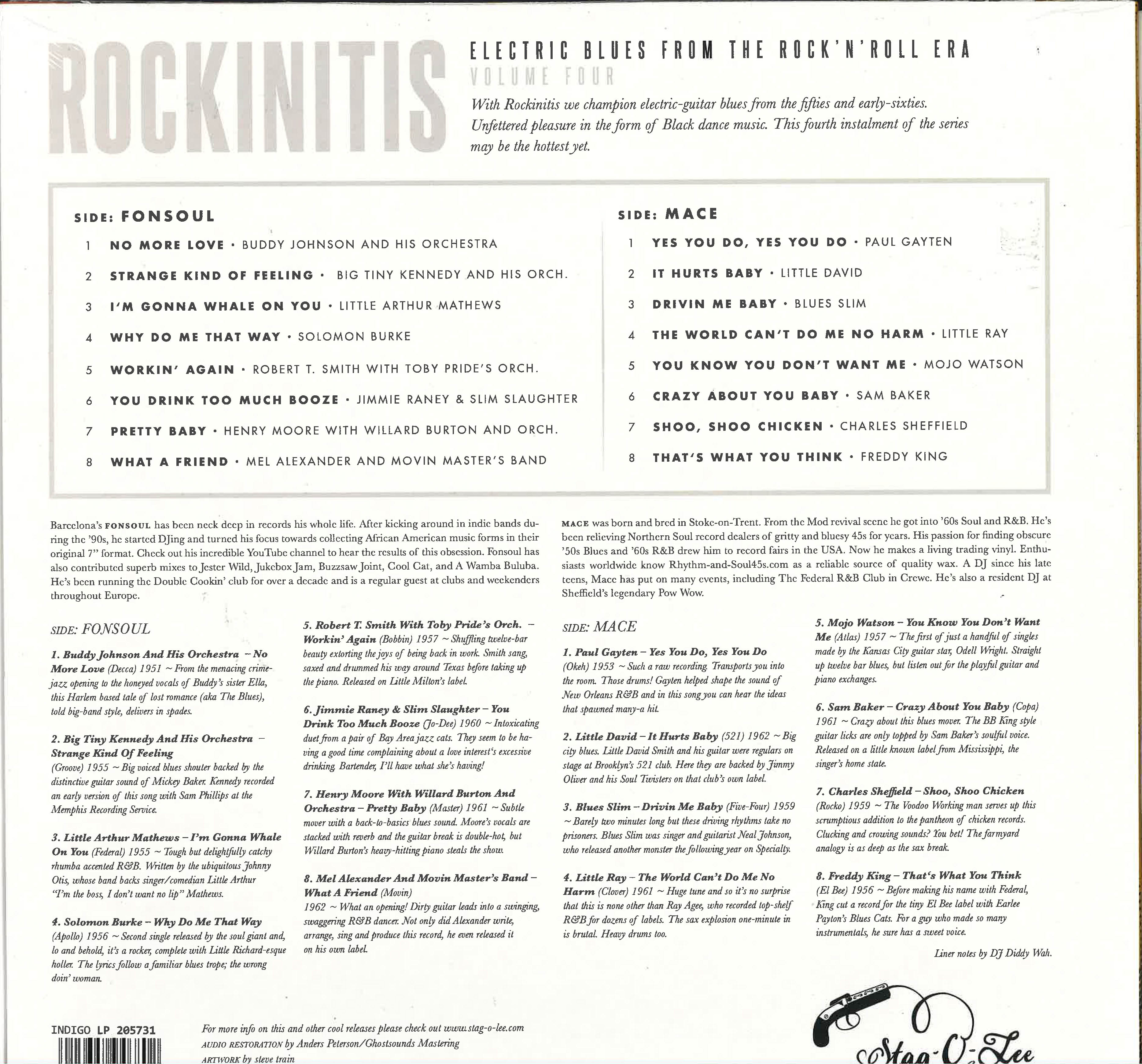 V.A. (ロッキン・ブルース編集シリーズ)  - Rockinitis Vol.4 (German 500枚限定ナンバリング入り180g「イエローVINYL」l LP/New)