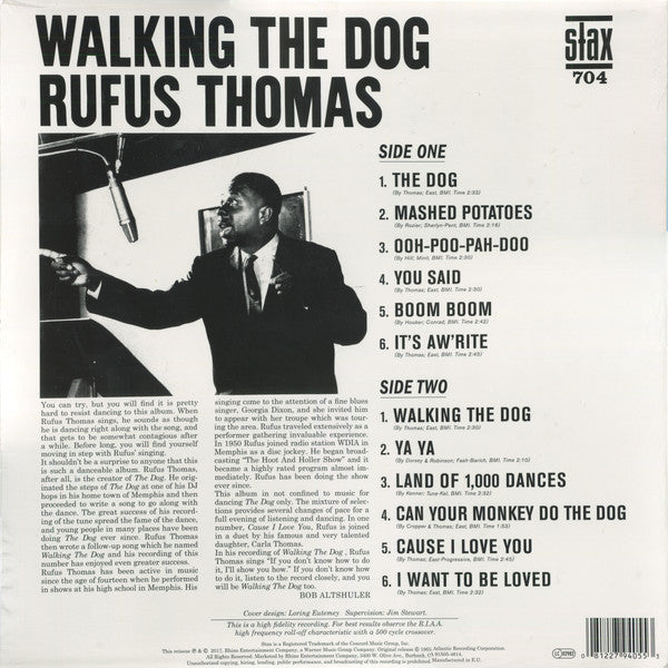 RUFUS THOMAS (ルーファス・トーマス)  - Walking The Dog (EU Ltd.Reissue 180g LP/New)