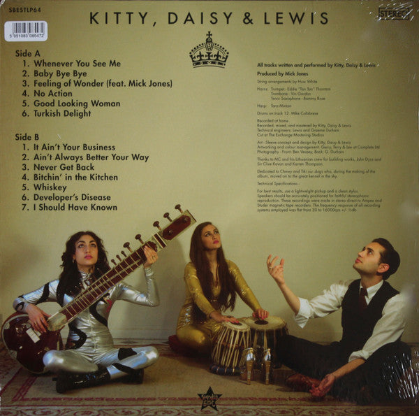 KITTY, DAISY & LEWIS (キティ, デイジー & ルイス)  - The Third (UK 限定180グラム重量 LP/NEW)