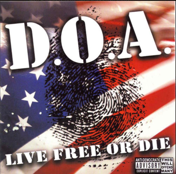 D.O.A. - Live Free Or Die (German Limited LP  「廃盤 New」 )