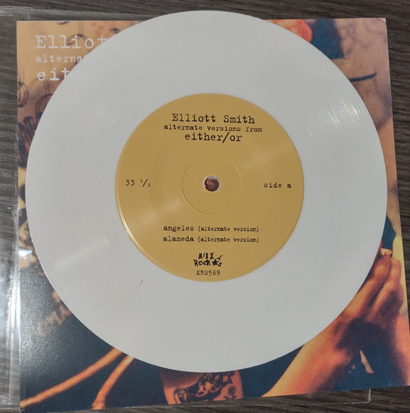 ELLIOTT SMITH (エリオット・スミス)  - Alternative Version From Either/Or (US 限定復刻再発ホワイトヴァイナル 7"/NEW)