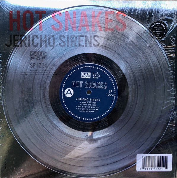 HOT SNAKES (ホット・スネイクス)  - Jericho Sirens (US Limited Clear Vinyl LP/NEW)