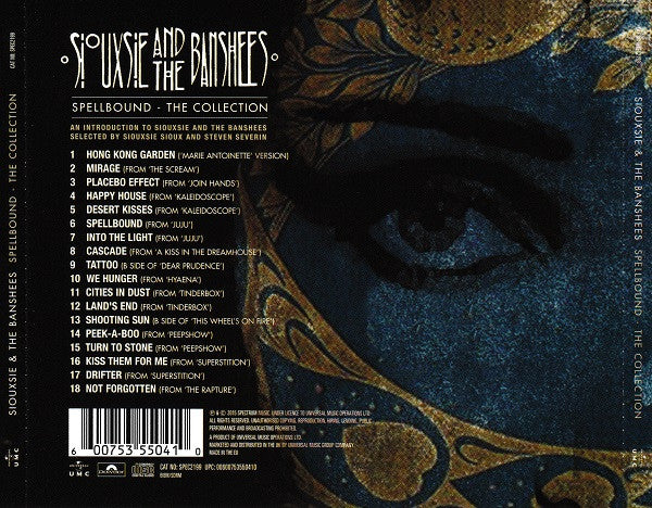 SIOUXSIE AND THE BANSHEES (スージー・アンド・ザ・バンシーズ)  - Spellbound - The Collsction (EU 限定リリース CD/NEW)