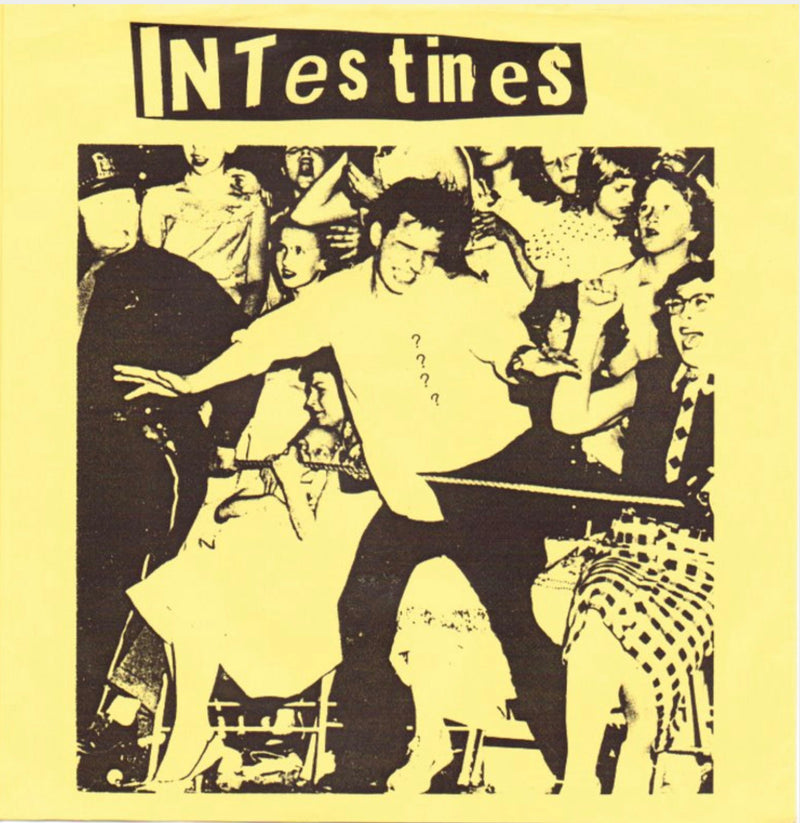 INTESTINES (インテスティンズ)  - Life In A Cardboard Box (UK 限定ナンバリング入り正規再発 7"/黄色ジャケ「廃盤 New」)