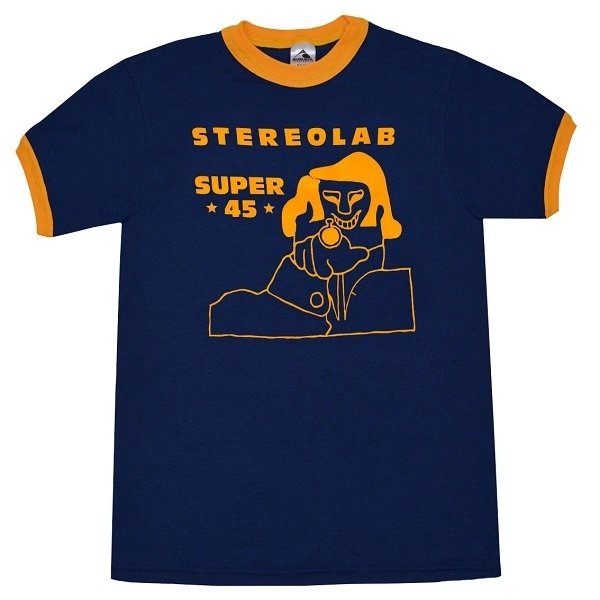 STEREOLAB (ステレオラブ)  - Super 45 Ringer (US Limited T-Shirts/NEW)