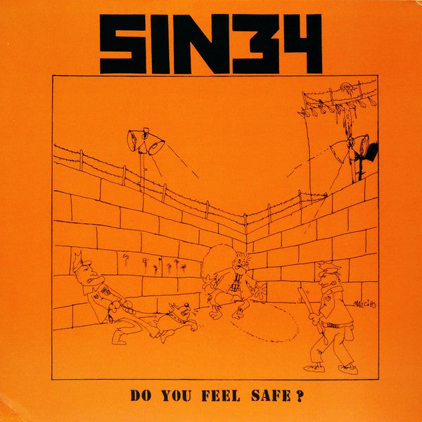 SIN 34 (シン 34)  - Do You Feel Safe ? (US 500 Ltd.Reissue 180g Black Vinyl LP「廃盤 New」  )