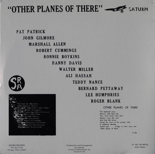 SUN RA & His Solar Arkestra (サン・ラ & ヒズ・ソーラー・アーケストラ)  - Other Planes Of There (US Ltd.Reissue LP/New)