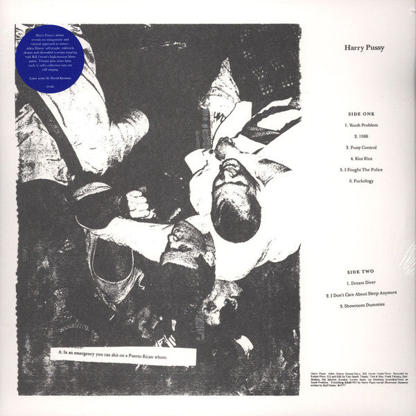HARRY PUSSY (ハリー・プッシー)  - S.T. (US Ltd.Reissue LP/NEW)