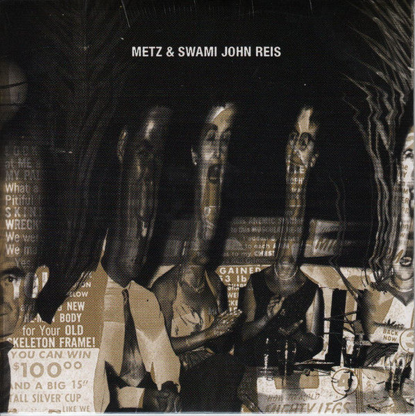METZ & SWAMI JOHN REIS (メッツ & スワミ・ジョン・リース)  - S.T. (US Limited Gold Vinyl 7"/NEW)