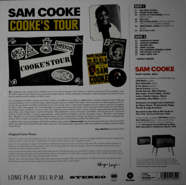 SAM COOKE (サム・クック)  - Cooke's Tour (EU Ltd.Reissue 180g LP/New)