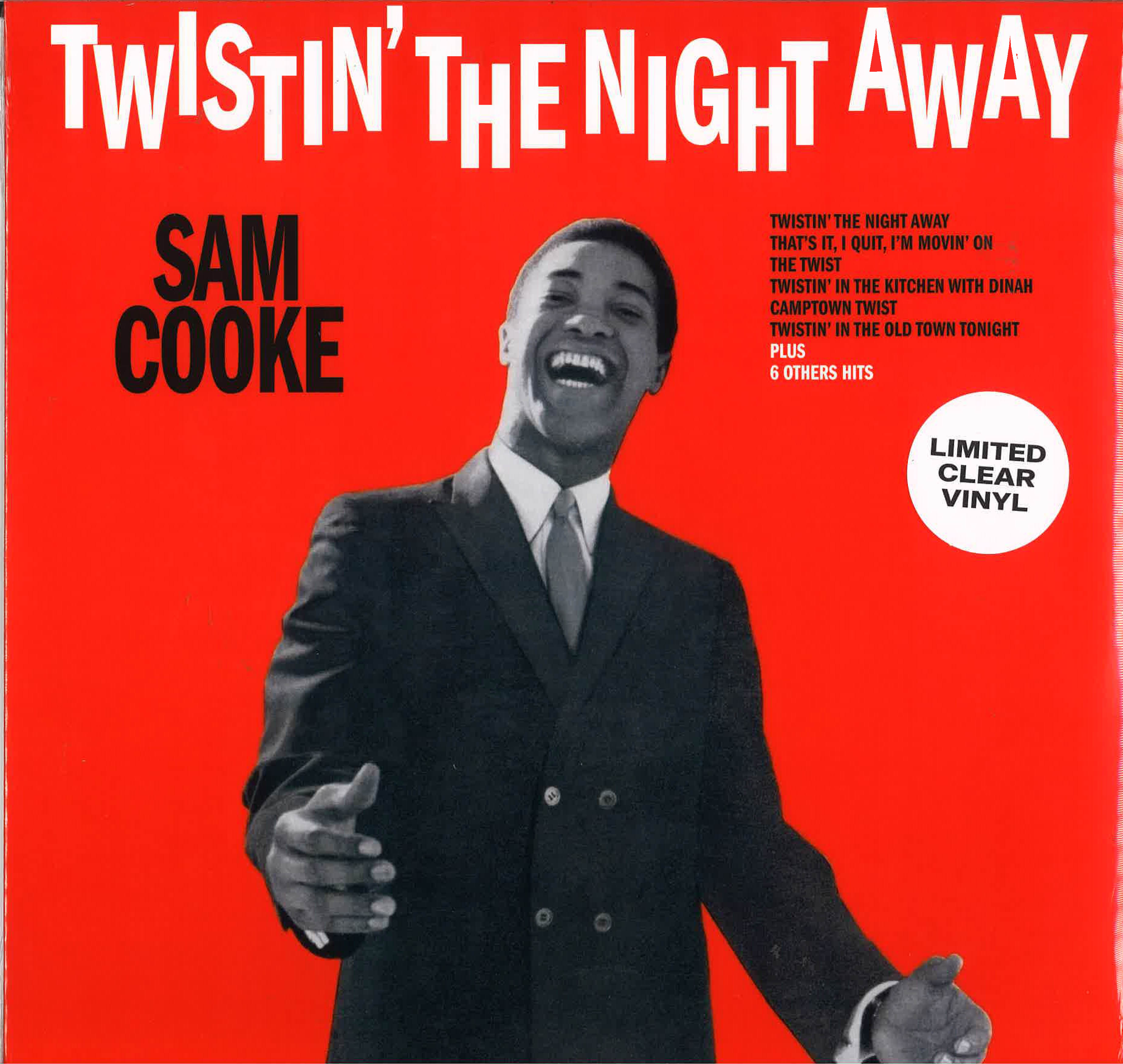 SAM COOKE (サム・クック)  - Twistin’ The Night Away (EU 限定復刻再発「クリア VINYL」LP/New) '62年名作アルバム！