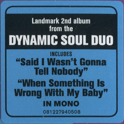 SAM & DAVE (サム・アンド・デイブ) - Double Dynamite (UK-EU&US 共通限定復刻再発180gモノラル LP/New)