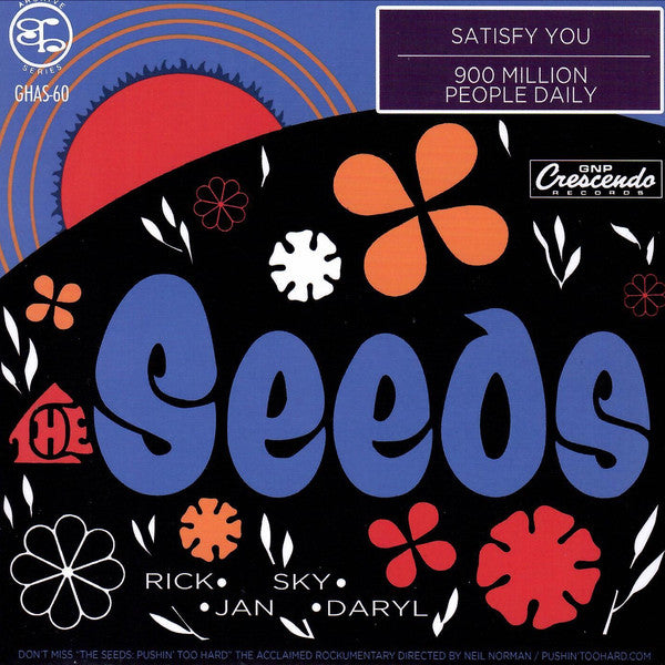 SEEDS (シーズ)  - Satisfy You (US Ltd. Reissue 7"+PS/New)