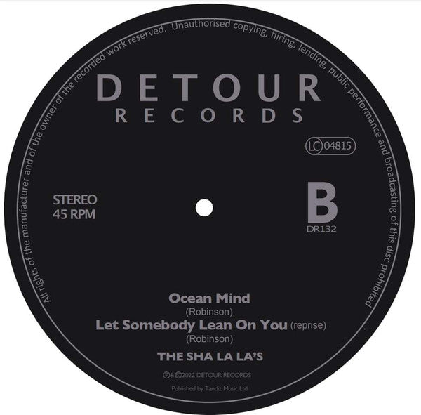 SHA LA LA'S (シャ・ラ・ラズ)  - Let Somebody Lean On You +2 (UK 150 Limited 7"+CS/New)