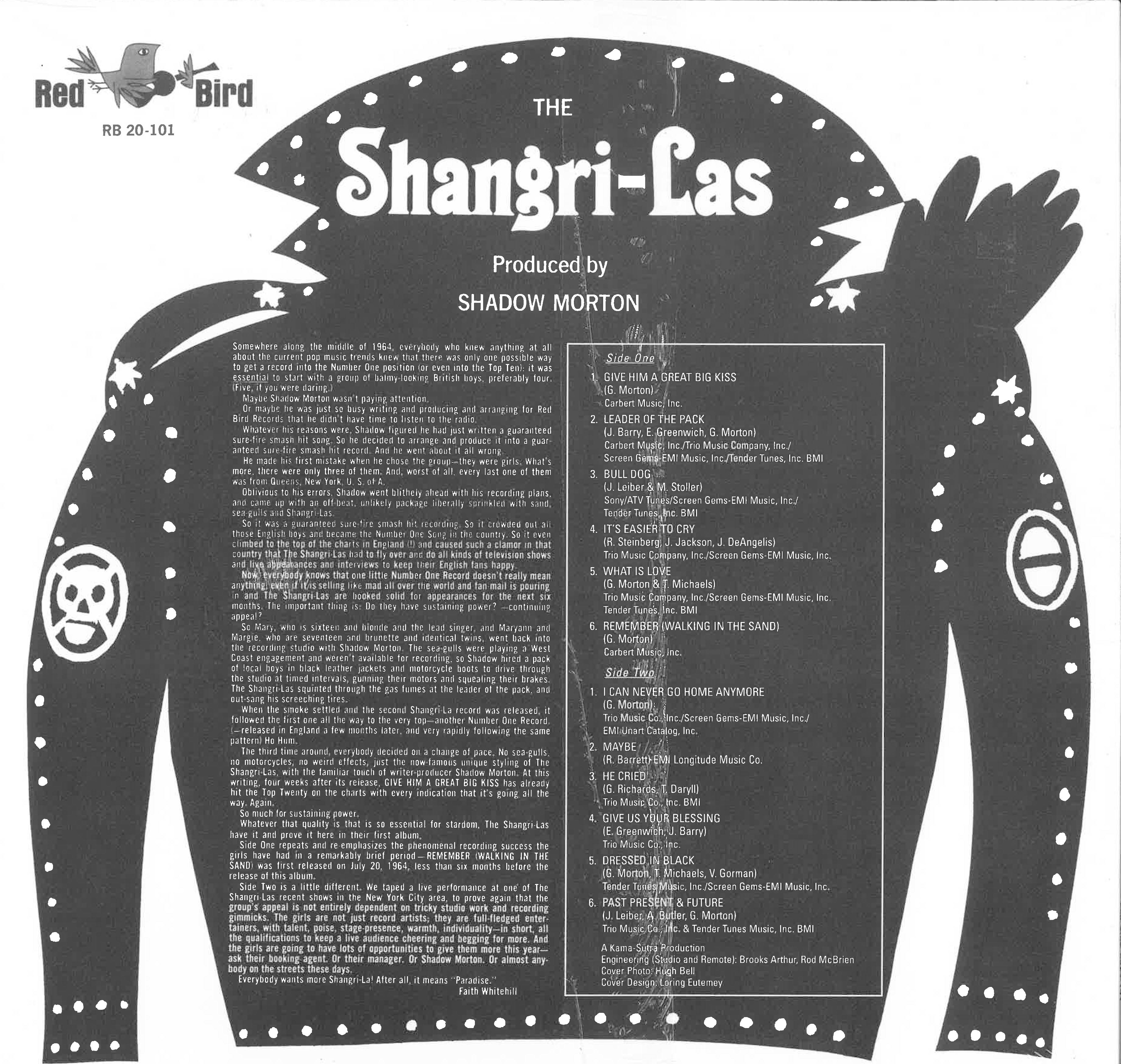 SHANGRI-LAS (シャングリ・ラス)  - Leader Of The Pack (US 限定編集モノラル LP/New) 編集ベスト12曲