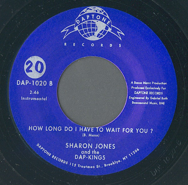SHARON JONES & THE DAP-KINGS (シャロン・ジョーンズ & ダップキングス)  - How Long Do I Have To Wait For You ? (US Ltd.7"/New)