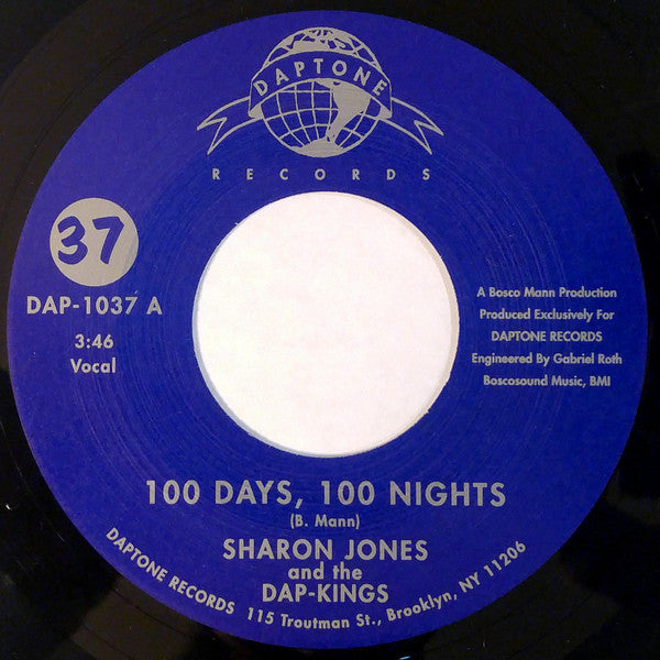 SHARON JONES & THE DAP-KINGS (シャロン・ジョーンズ & ダップキングス)  - 100 Days, 100 Nights (US Ltd.7"/New)