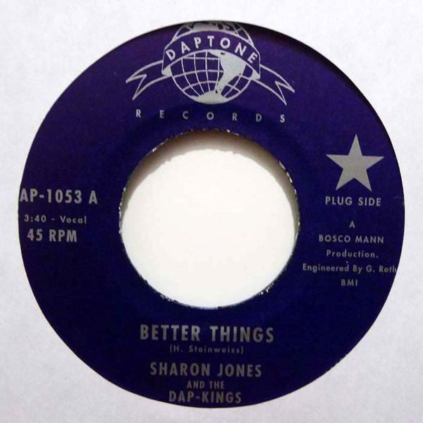 SHARON JONES & THE DAP-KINGS (シャロン・ジョーンズ & ダップキングス)  - Better Things (US Ltd.Reissue 7"/New)
