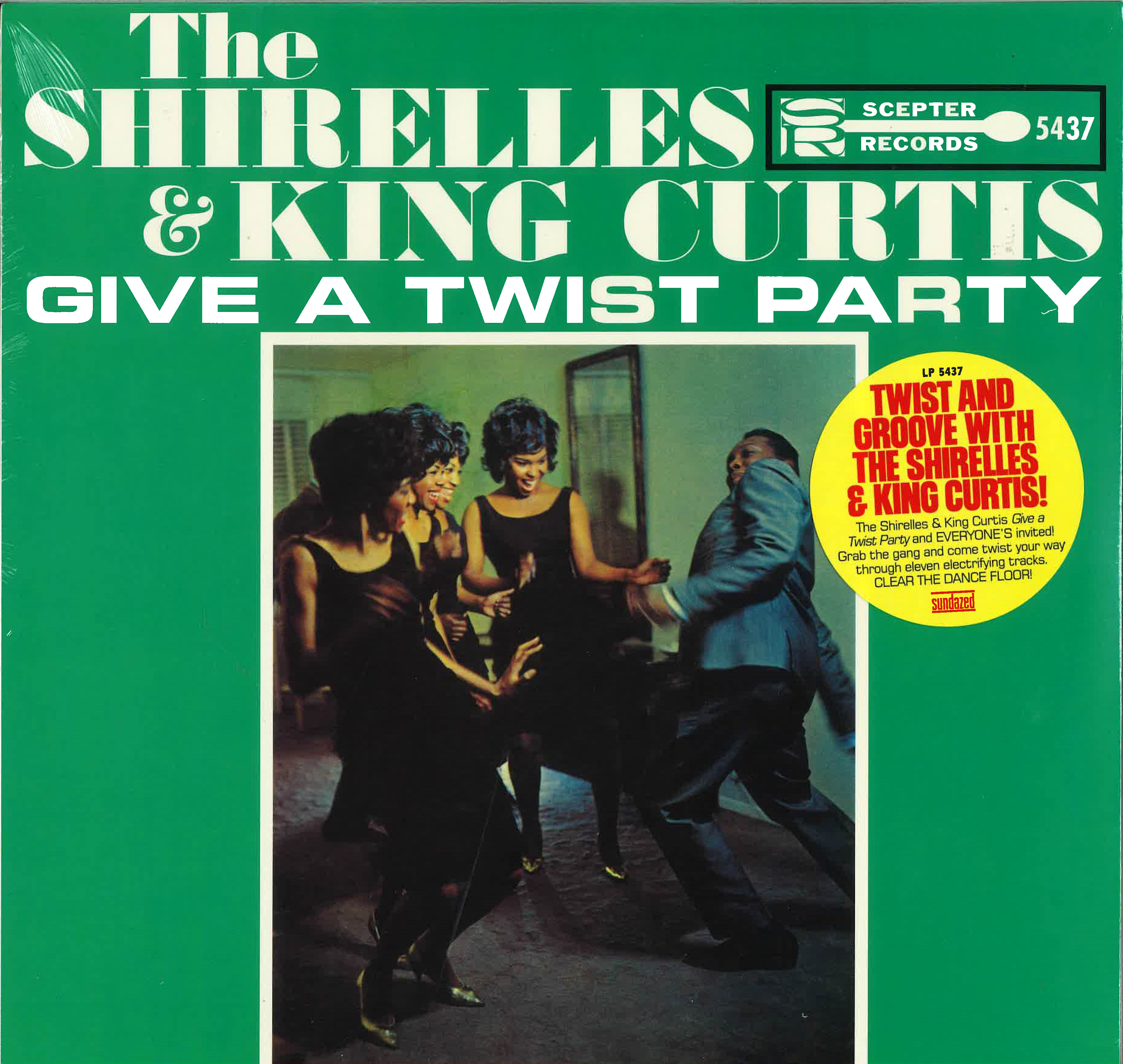 SHIRELLES & KING CURTIS (シュレルズ & キング・カーティス)  - Give A Twist Party (US Ltd.Reissue Stereo LP/New)