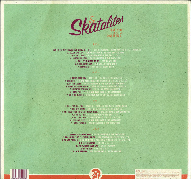 SKATALITES (スカタライツ)  - Essential Artist Collection (UK 限定リリース「クリア VINYL」 2xLP/New)