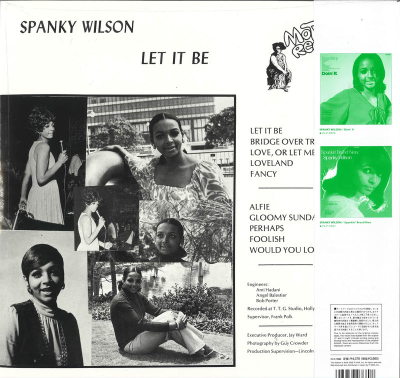 SPANKY WILSON (スパンキー・ウィルソン)  - Let It Be (Japan 初回完全限定再発 LP New）
