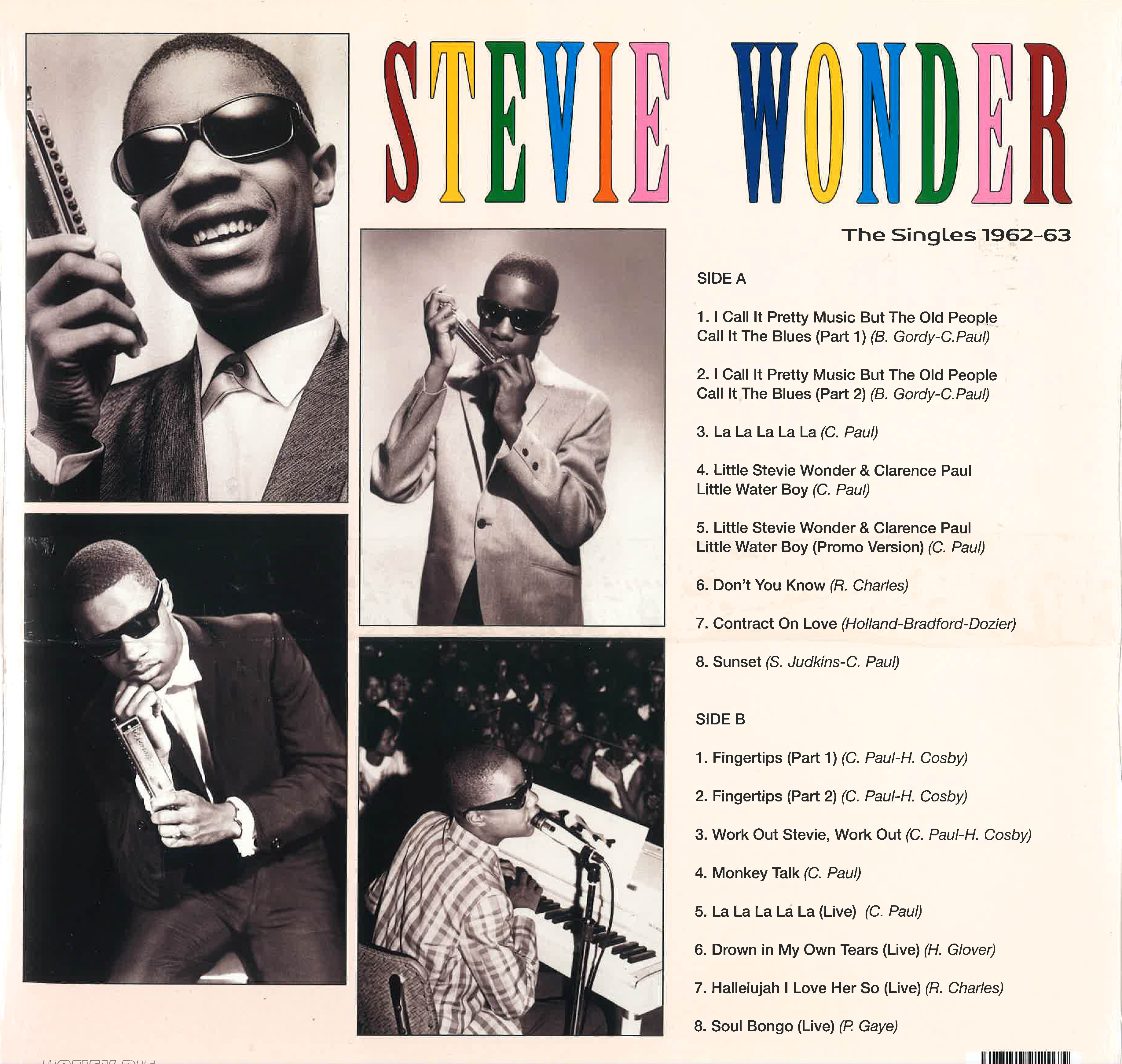 (LITTLE) STEVIE WONDER (リトル・スティービー・ワンダー)  - The Singles 1962-63 (EU Limited LP/New)